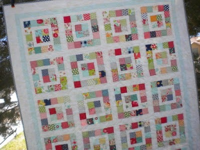 Scrap Quilts Patterns Made with Strips featured by top US quilting blog, A Quilting Life