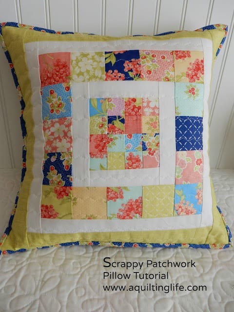 Free Quilting tutorials featured by top US Quilting blog, A Quilting Life: Quilt Patchwork tutorial