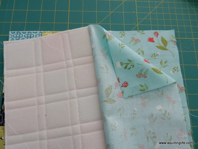Patchwork Bag Tutorial featured by top US quilting blog, A Quilting Life: image of lining and bag front and back