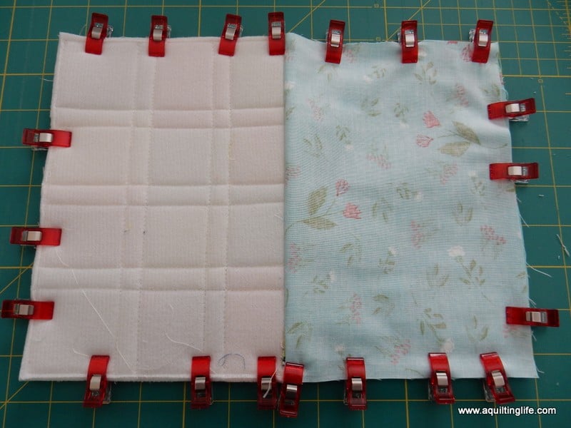Patchwork Bag Tutorial featured by top US quilting blog, A Quilting Life: image of bag assembly